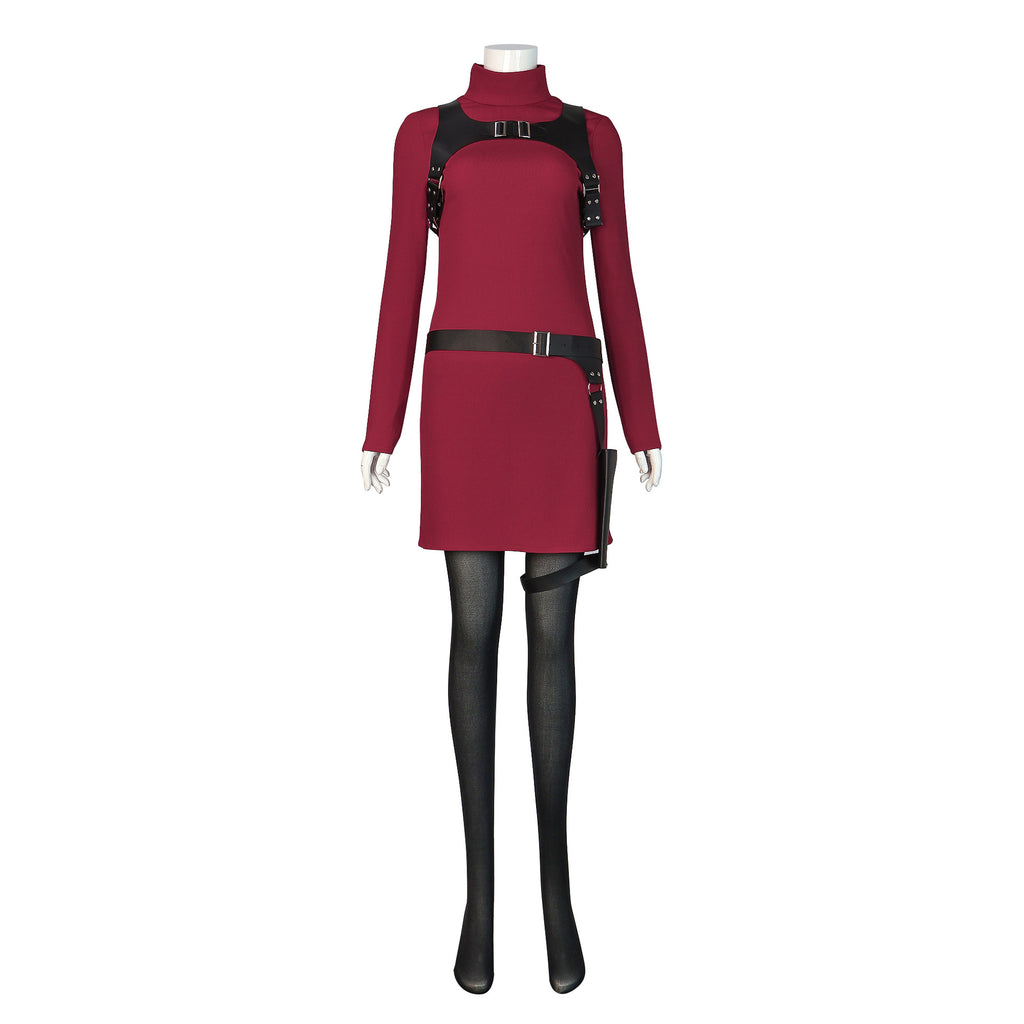 Spy Agent Costume for Women, front view on a white background