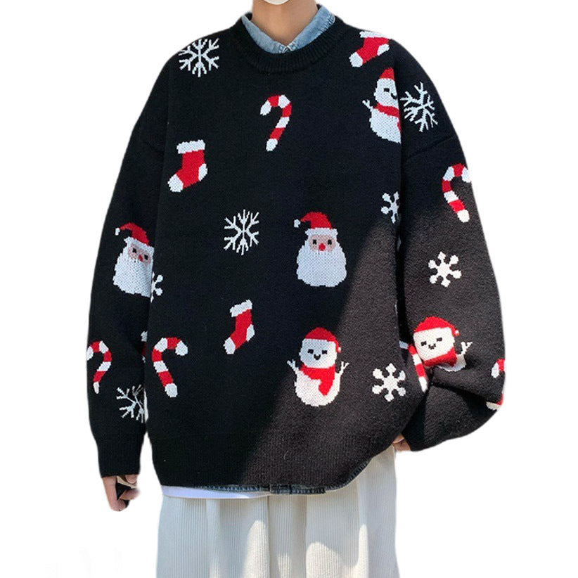 Christmas red knitted sweater
