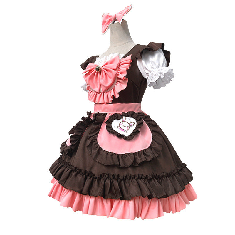 Bunny Rabbit Maid Costume for Women, product photo 2 on a white background