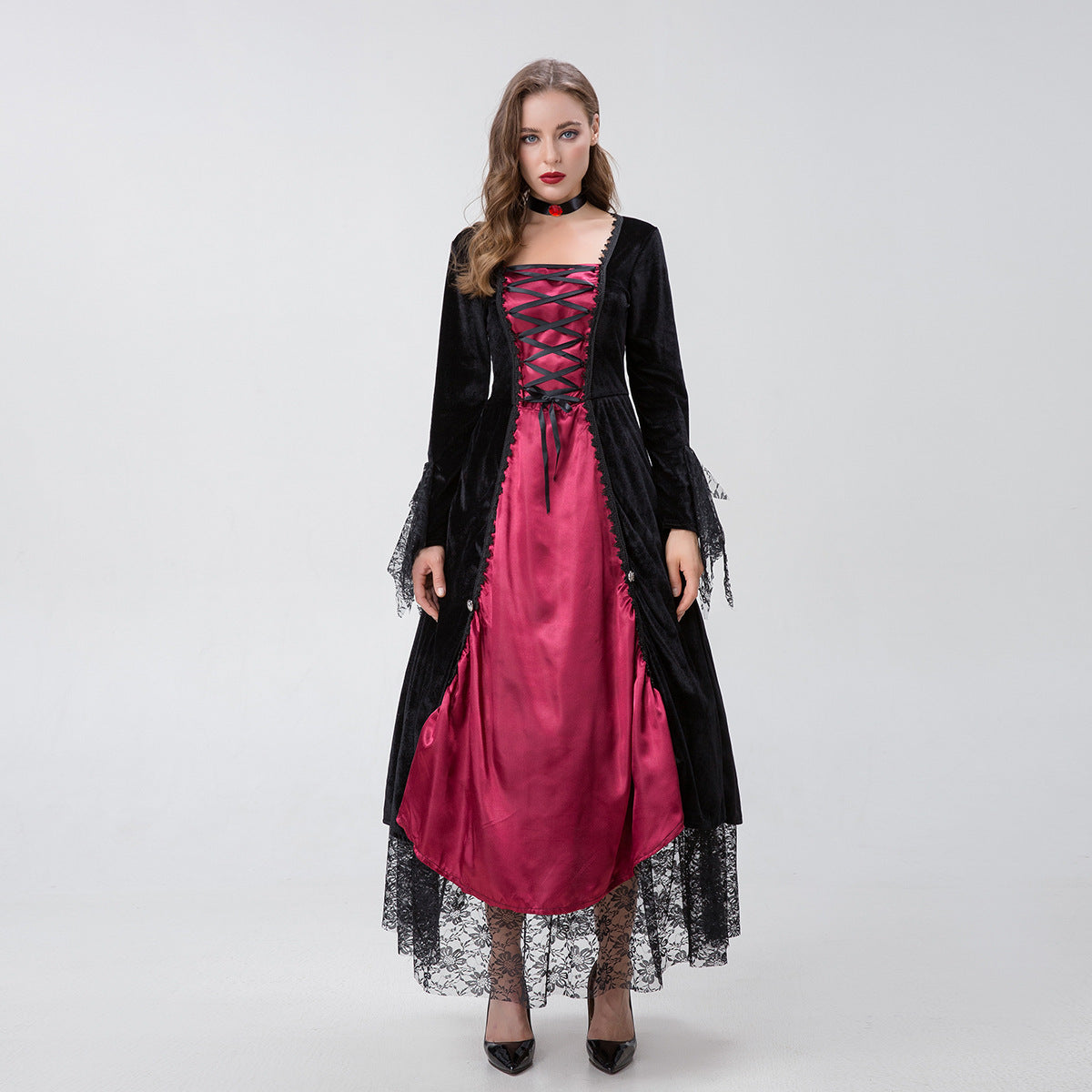 Ghost Bride Zombie Costume for Women, costume photo 2