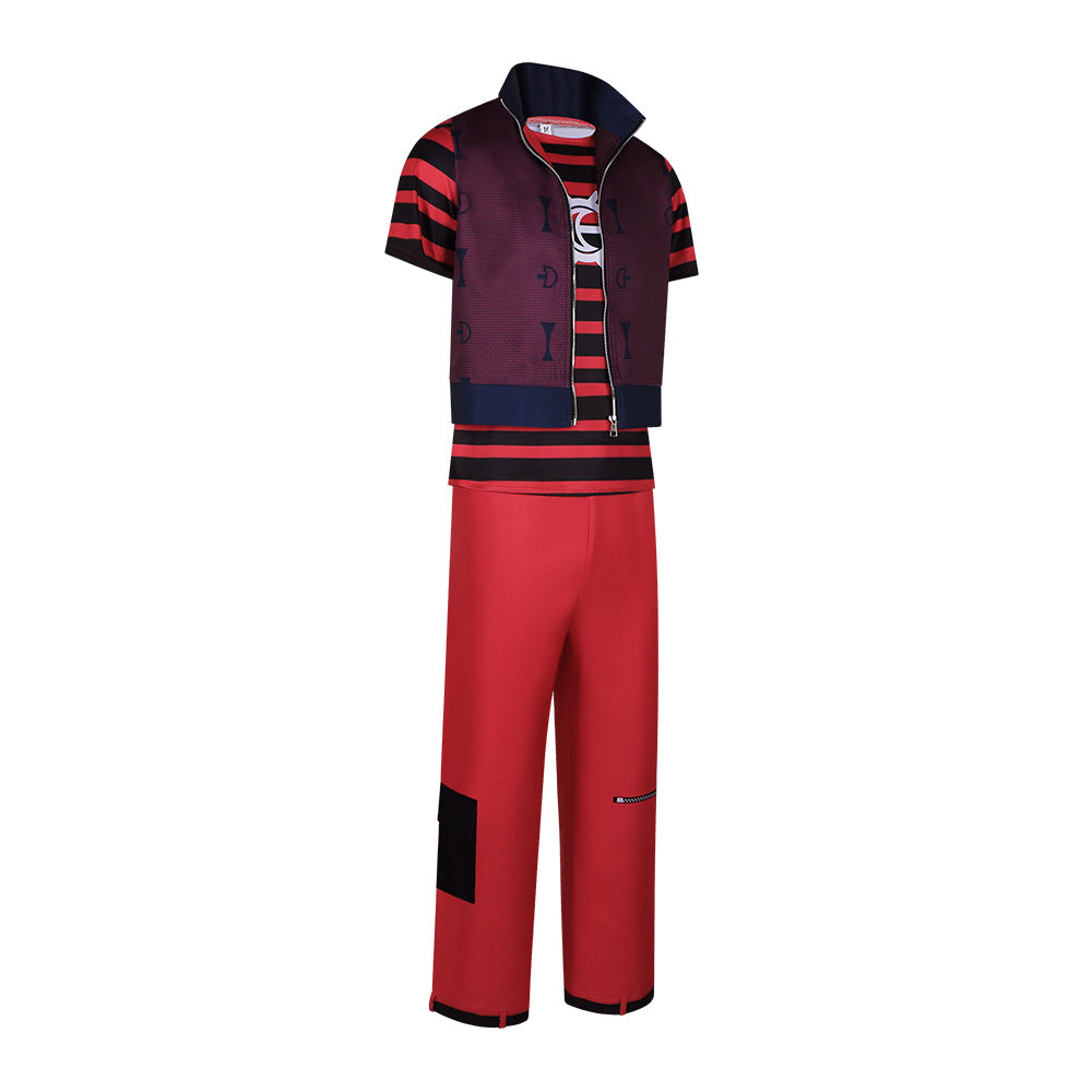 Zombie High School Victor Costume for Adults, product photo 4 on a white background