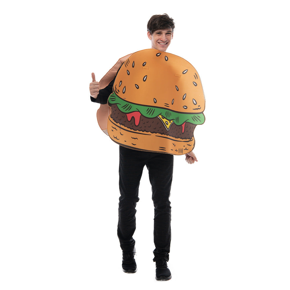 Compound Sponge Costumes School Activity Games Party Hamburger Bar Carnival
