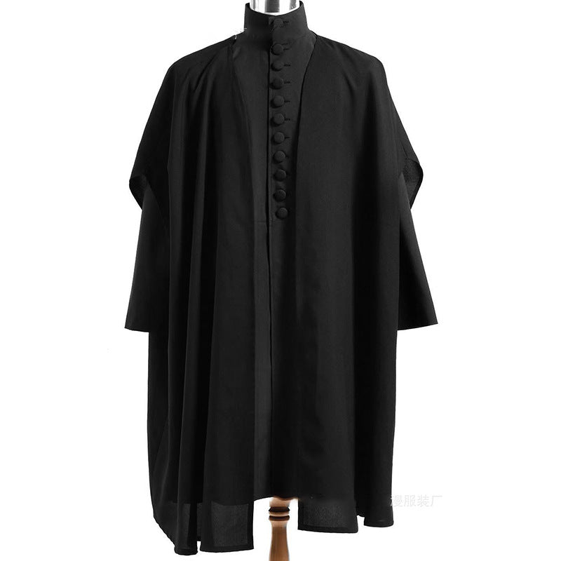 Dark Wizard Professor Costume for Adults, front view on a white background