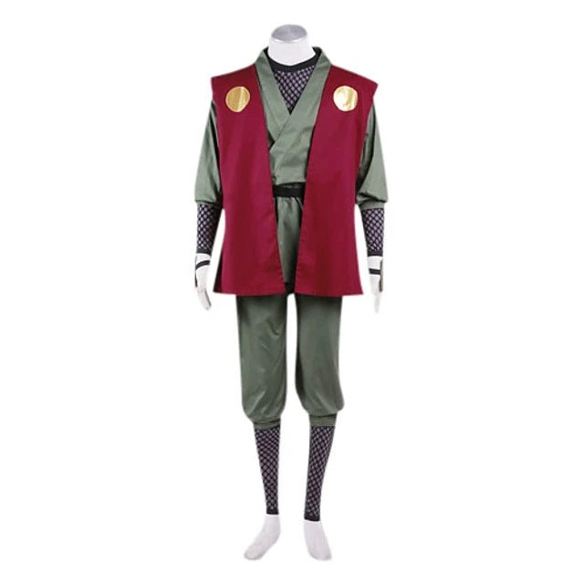 Anime Sage Ninja Kimono for Adults, front view on a white background