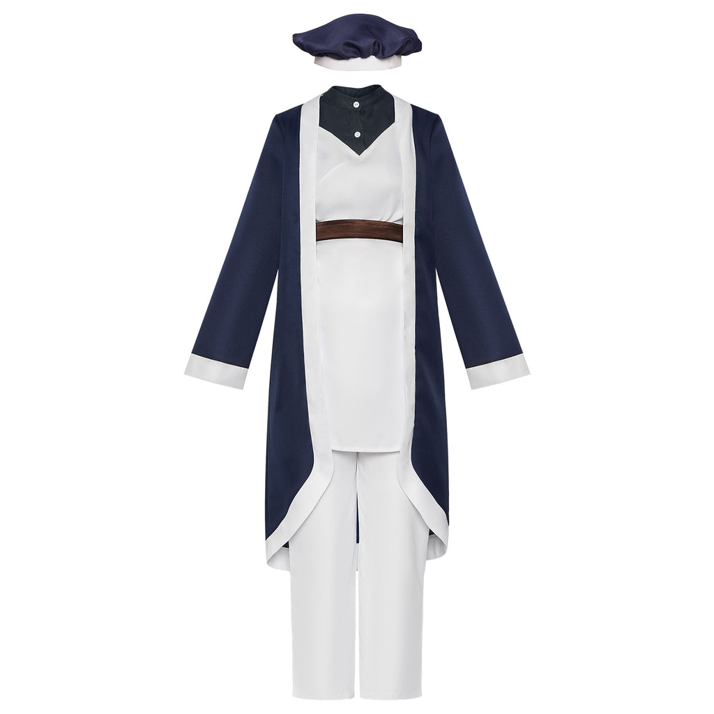 Anime Healer Mage Costume for Adults, front view on a white background