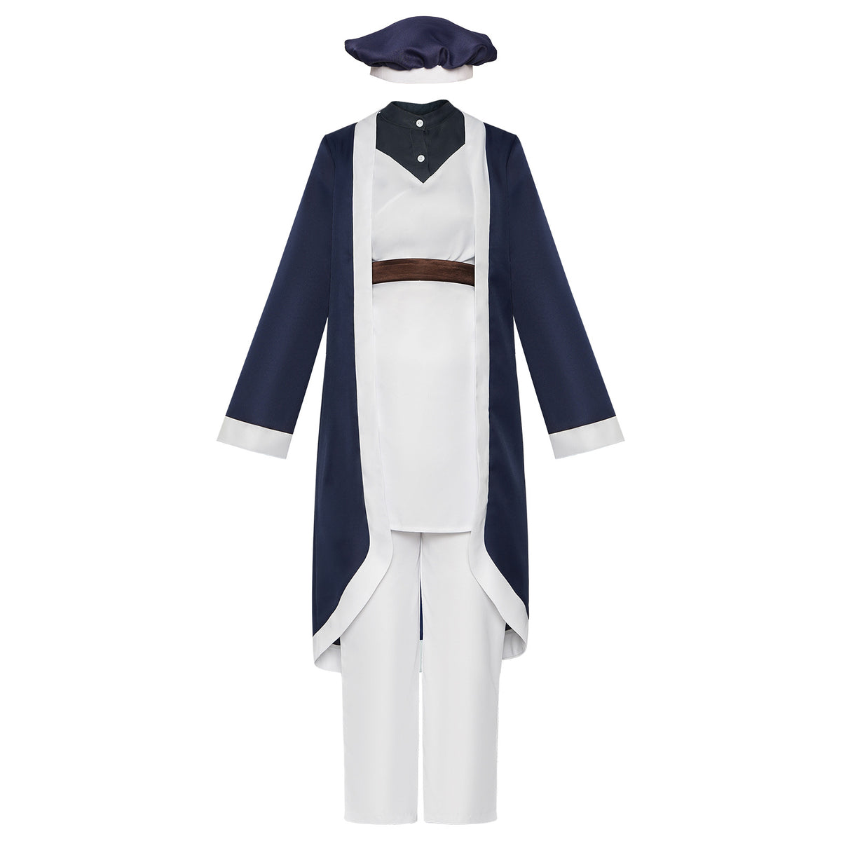 Anime Healer Mage Costume for Adults, front view on a white background