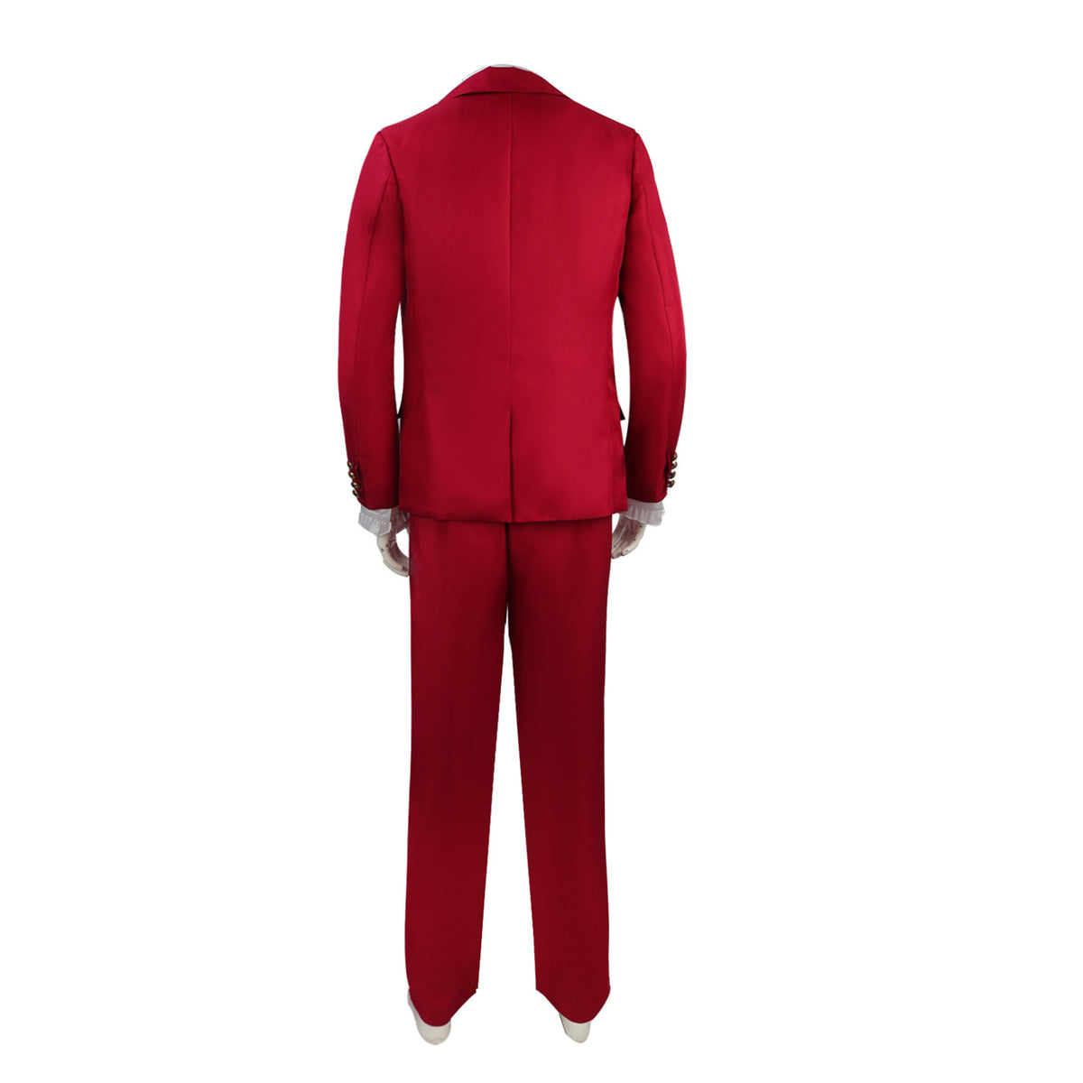 Striped Ghost Suit for Adults, product photo 4 on a white background