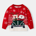 Children's Christmas cartoon baby base pullover sweater