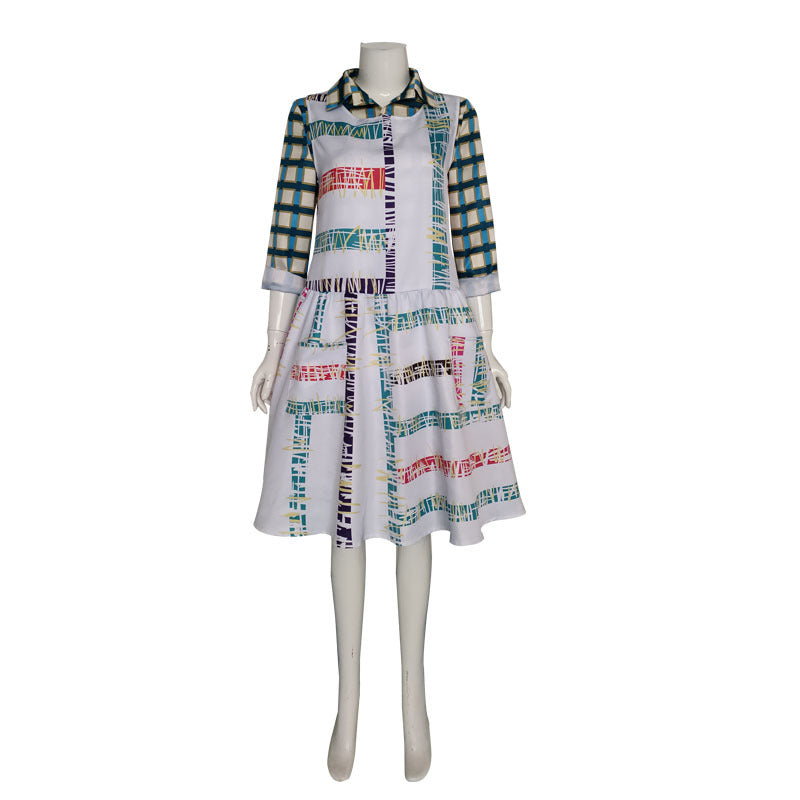 80s Retro Costume for Women, product photo 2 on a white background