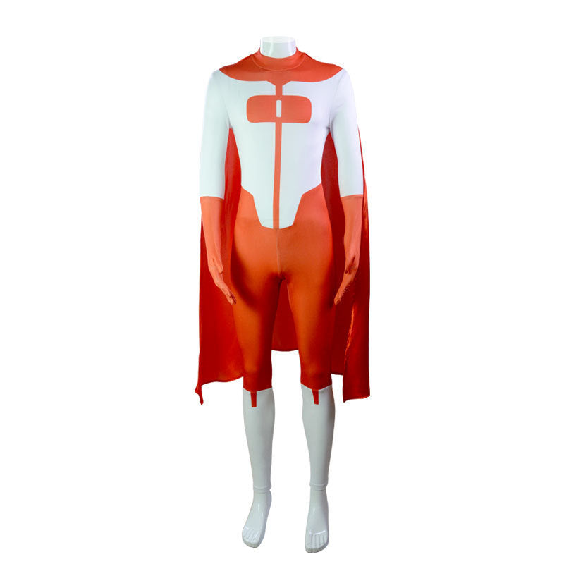 Invincible Cosplay for Men, front view on a white background