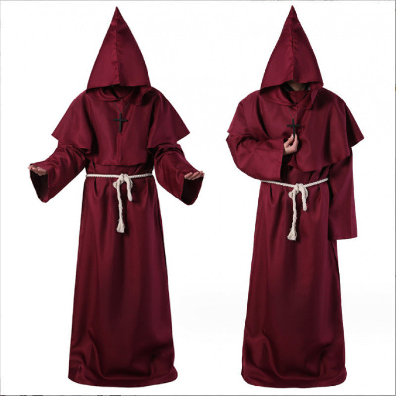 Medieval Monk Robe for Adults, costume photo 6