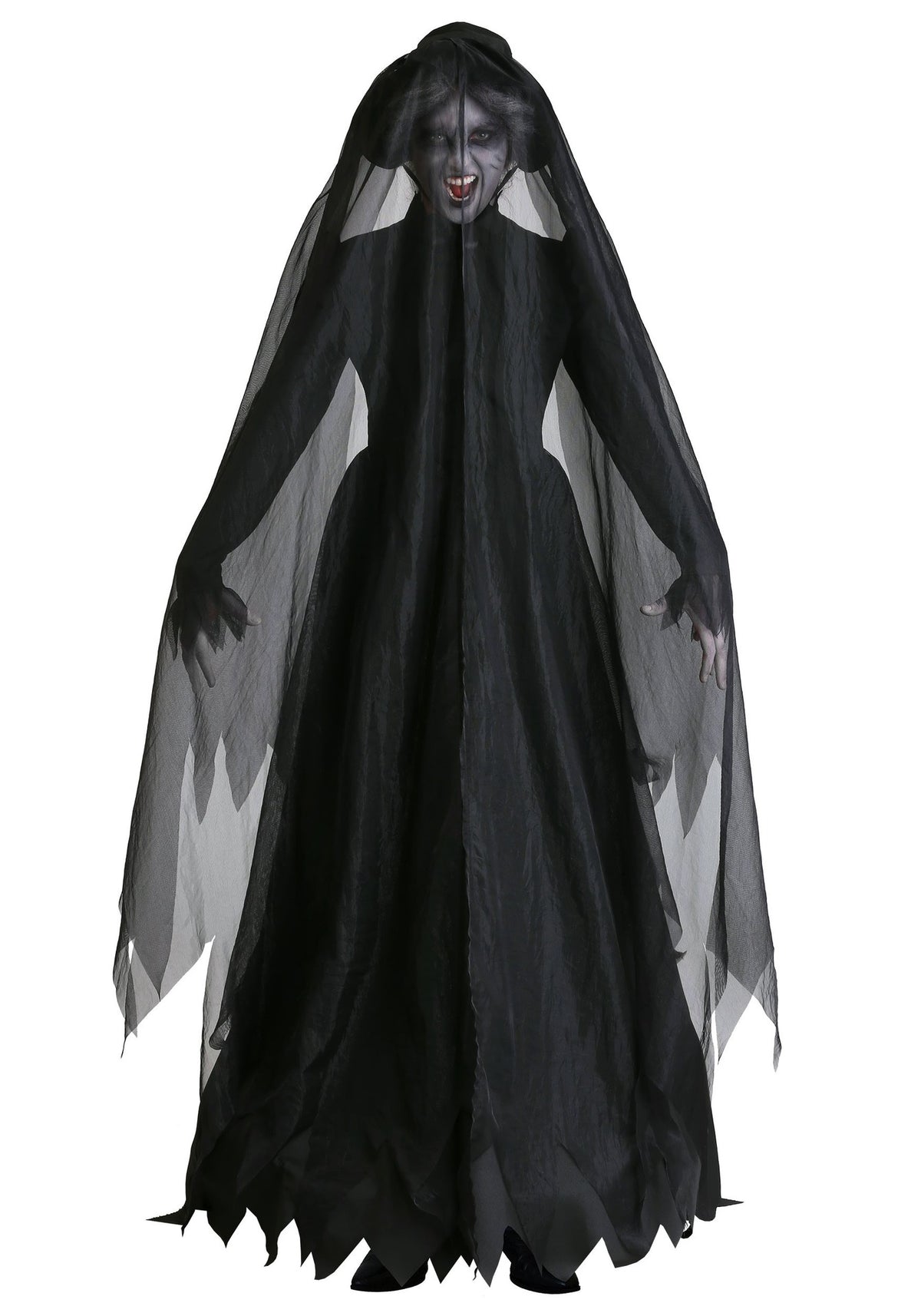 Zombie Ghost Bride Costume Women Horror Vampire Halloween Cosplay