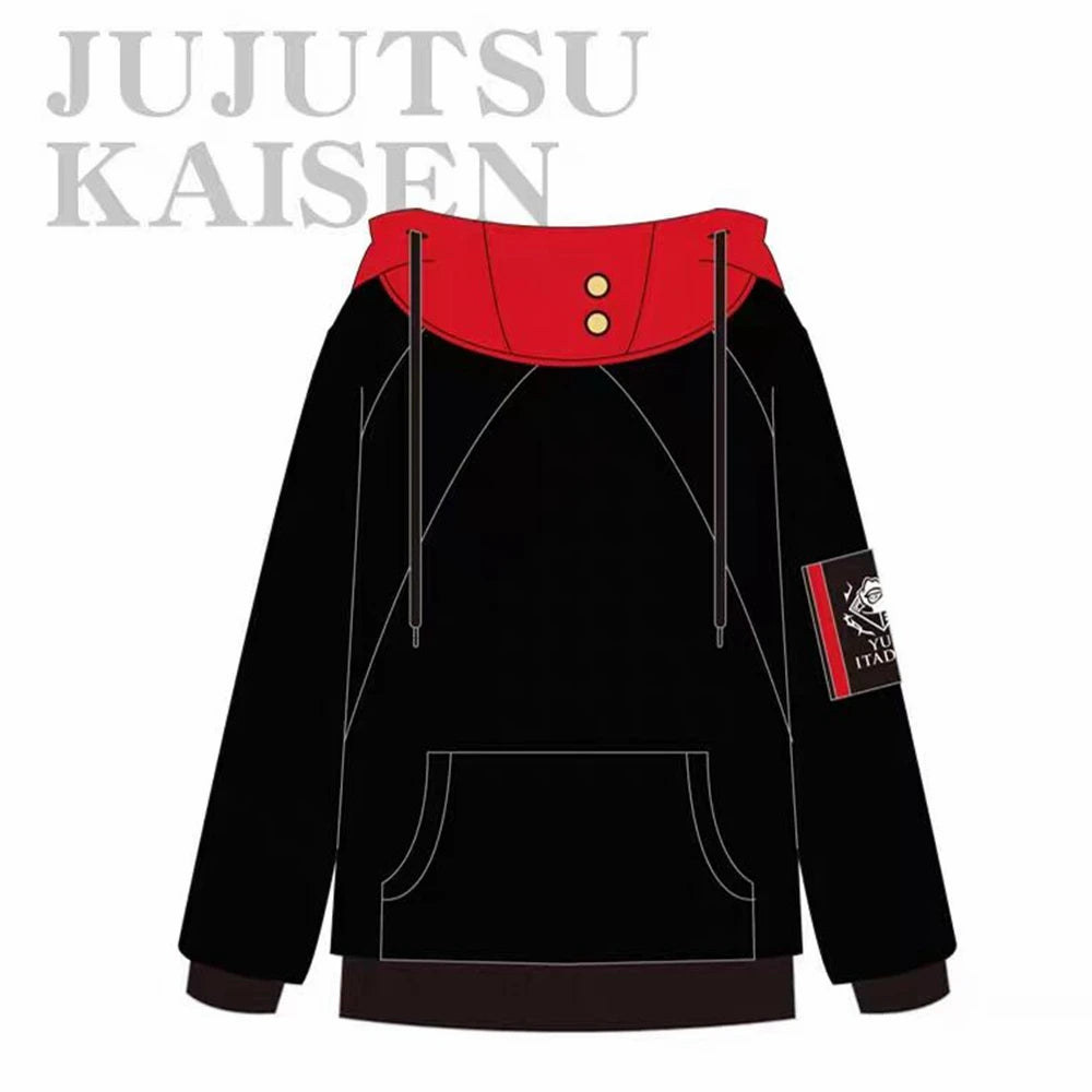 Jujutsu Kaisen Gojo Satoru Cosplay Hoodie Coat Adult Unisex Halloween Anime – photo 3