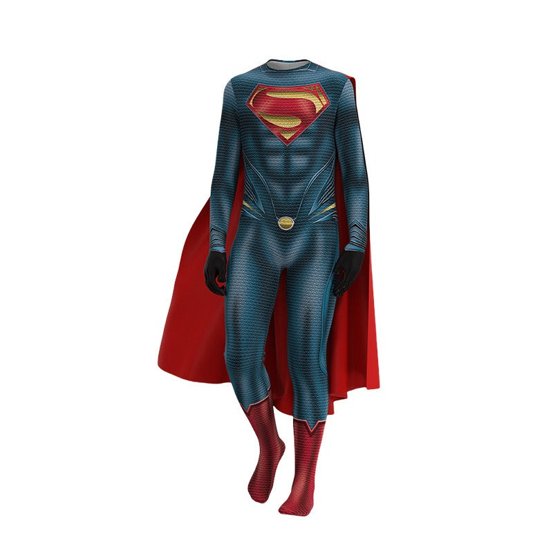Flying Superhero Costume for Kids, front view on a white background