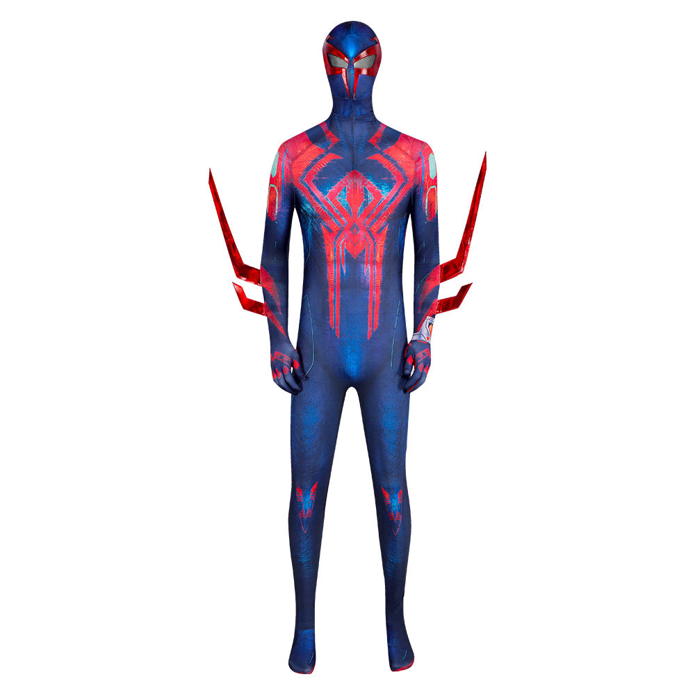 Futuristic Hero Jumpsuit Costume for Adults, product photo 5 on a white background