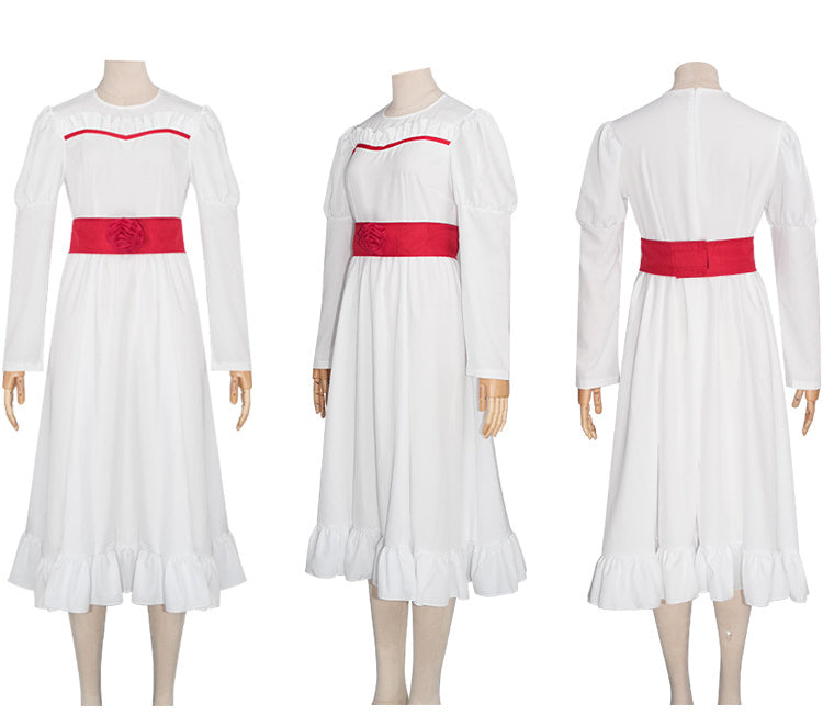 Creepy Ghost Doll Costume for Women, costume photo 3