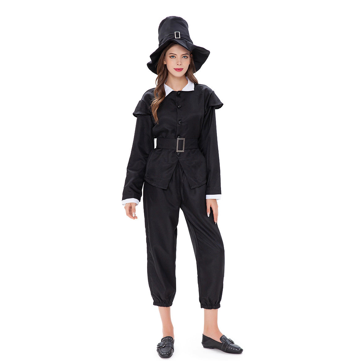 Hunter Rogue Costume for Adults, product photo 3 on a white background