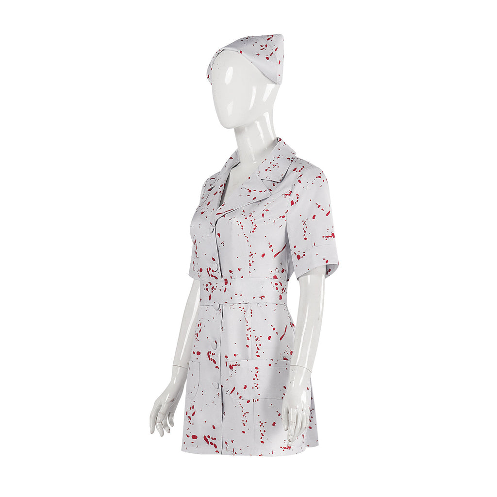 Silent Hill 2 Nurse Costume for Adults, product photo 3 on a white background