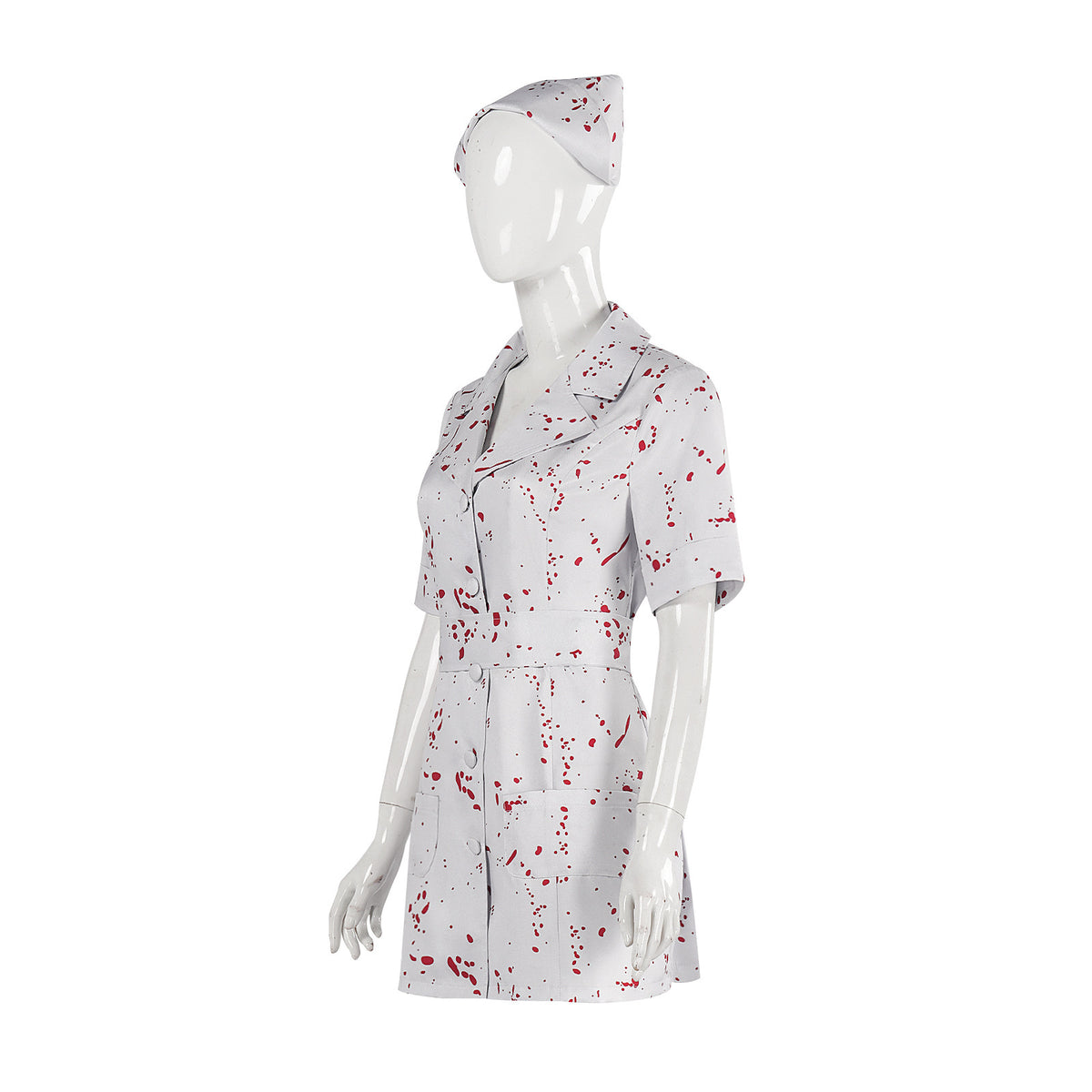 Silent Hill 2 Nurse Costume for Adults, product photo 3 on a white background
