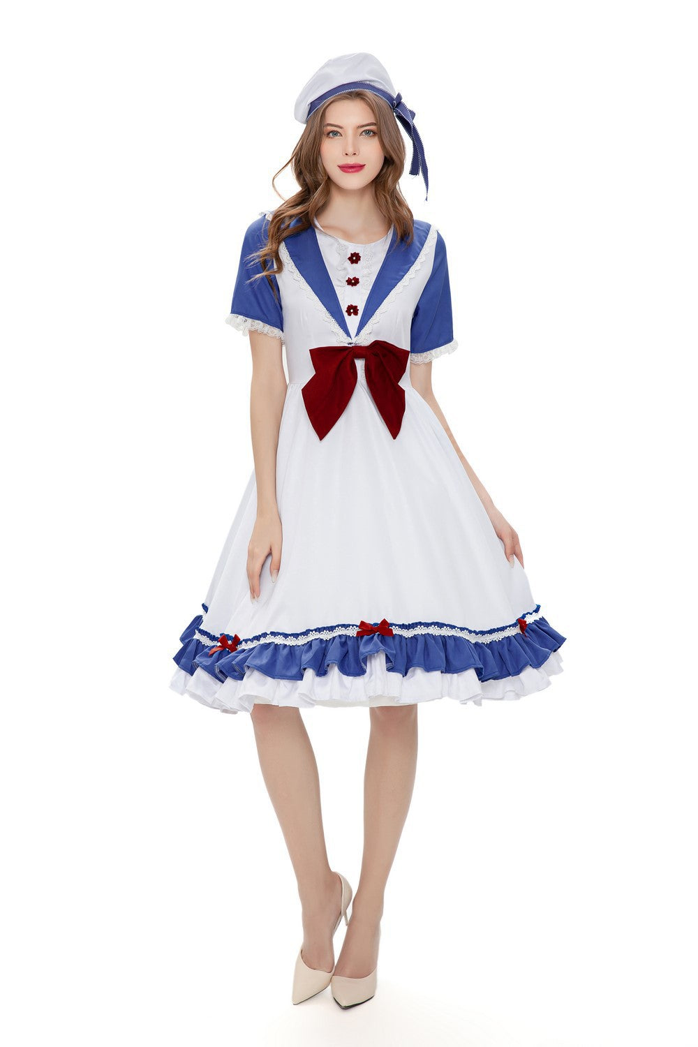 Alice Lolita Maid Costume Women Halloween Cosplay Anime Dress