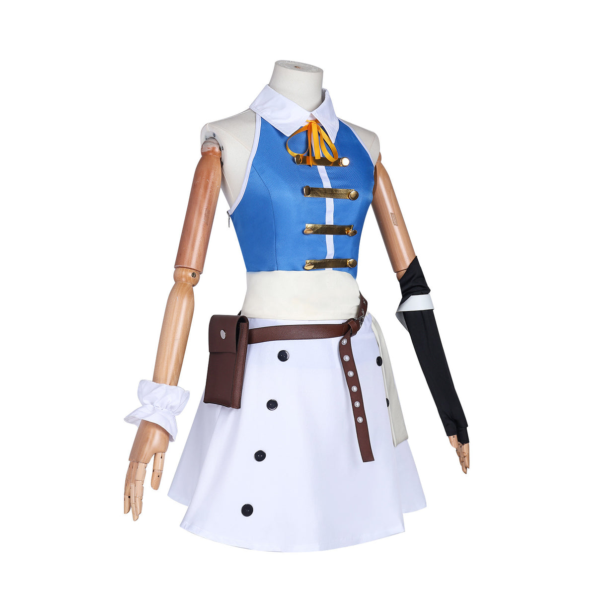 Anime Celestial Mage Costume for Women, front view on a white background