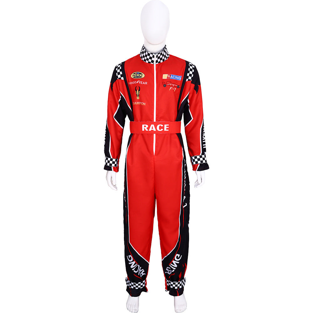 Racer Costume for Adults, product photo 2 on a white background