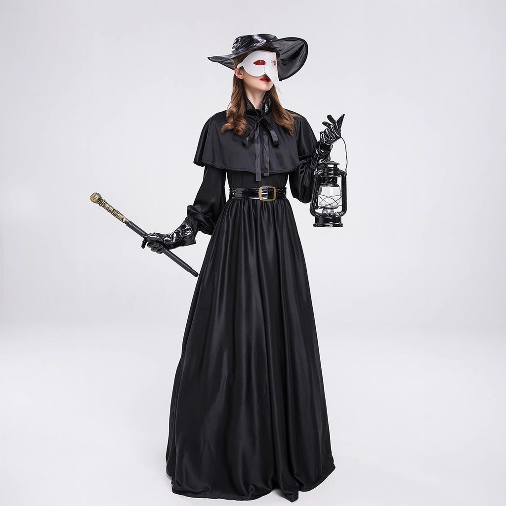 Plague Doctor Costume for Women, costume photo 4