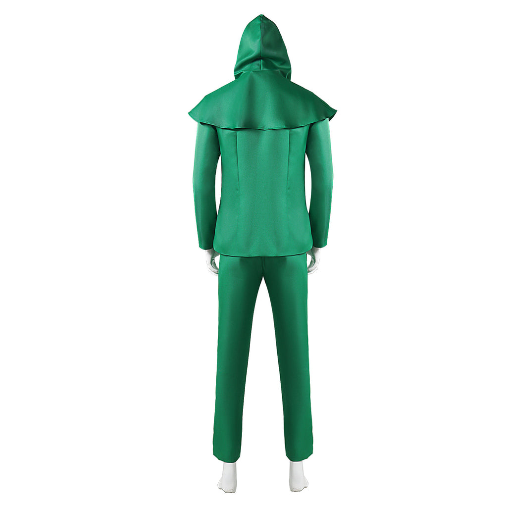 Doctor Doom Costume Avengers Doomsday Green Hooded Cape Cosplay Adult Halloween