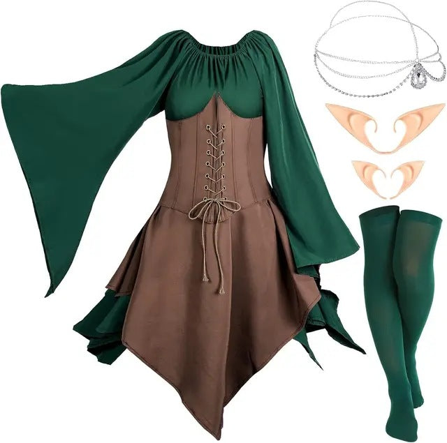 Medieval Fairy Elf Costume for Women, costume photo 6