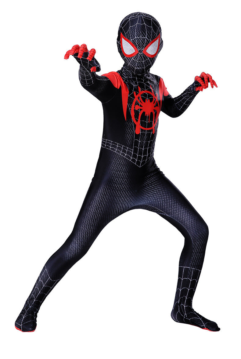 Miles Morales Spider-Man Bodysuit Costume Adult Halloween Cosplay 150-190cm – Miles Mesh Style