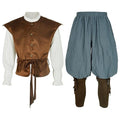 Renaissance Pirate Viking Knight Costume for Adults, costume photo 3