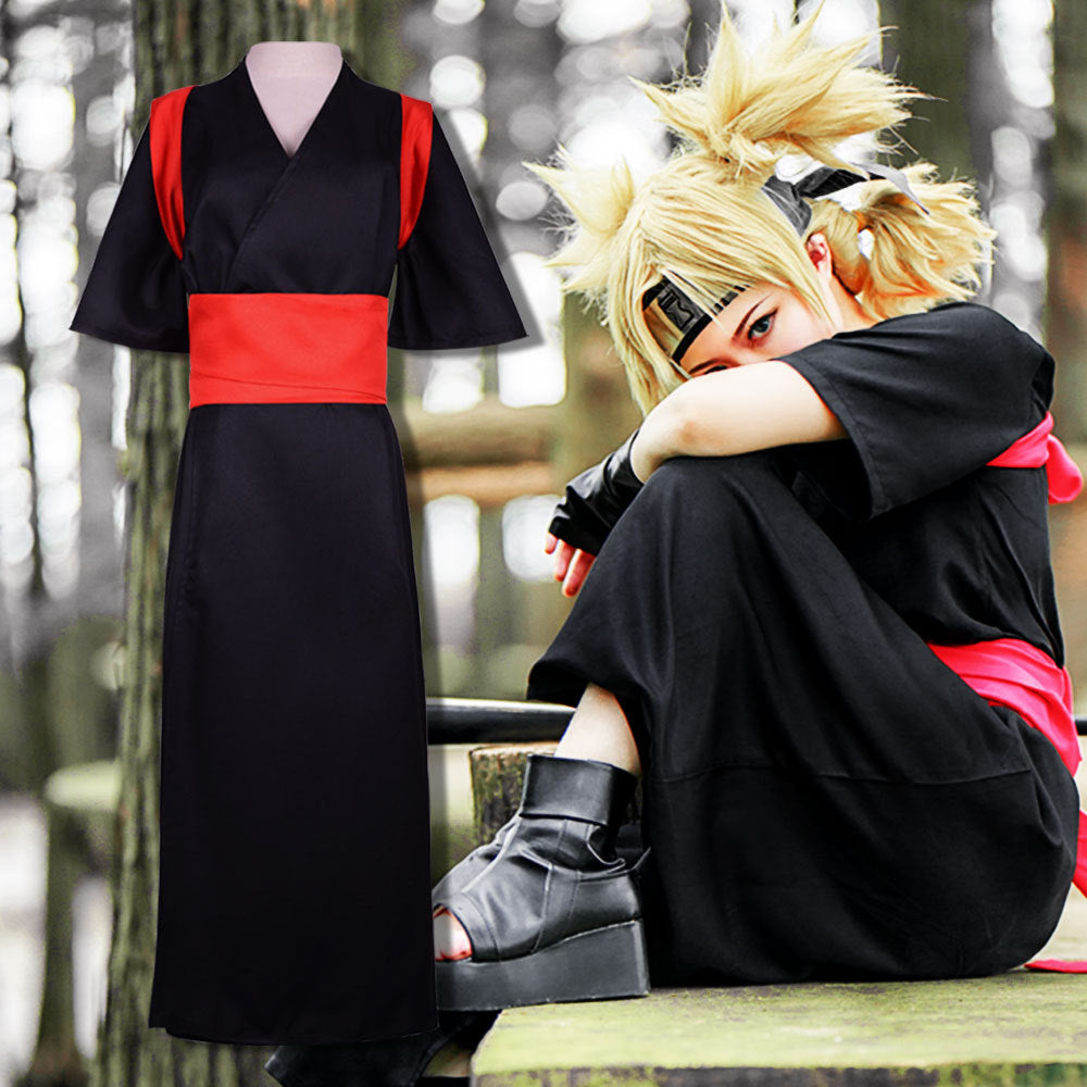 Nara Temari Anime Cosplay Costume Halloween Carnival Suit Halloween Carnival Party Dress Up Clothes Party Costumes