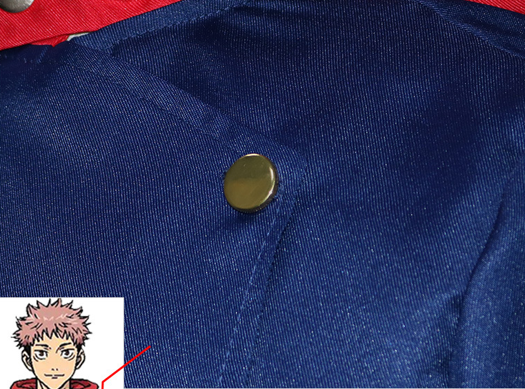 Anime Sorcerer Student Uniform for Adults, costume photo 2