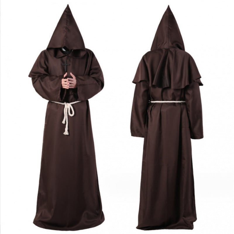 Medieval Monk Robe for Adults, costume photo 5