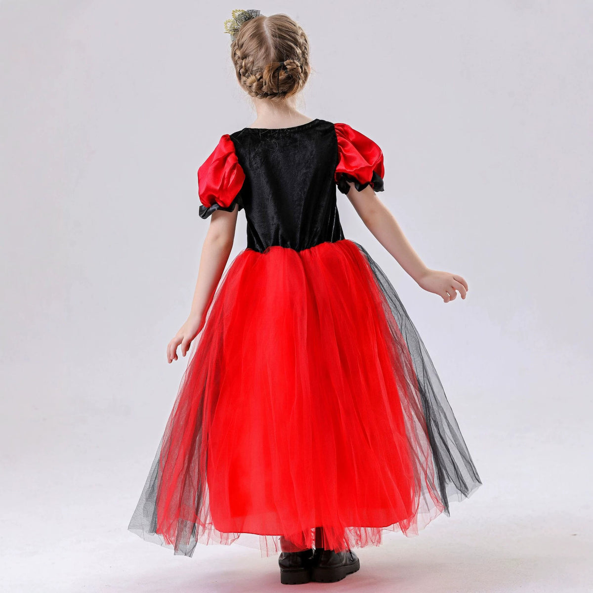 Red Queen Storybook Costume for Girls, costume photo 4