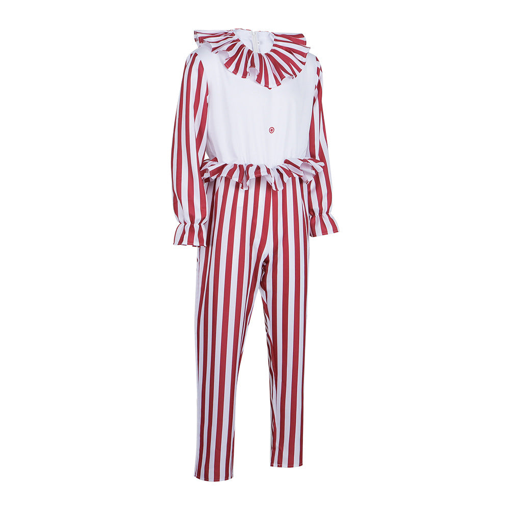 Cornfield Clown Costume for Adults, product photo 4 on a white background