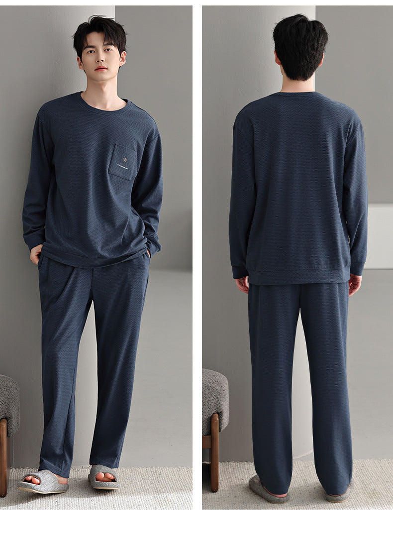 Pajamas men's checkered home clothes