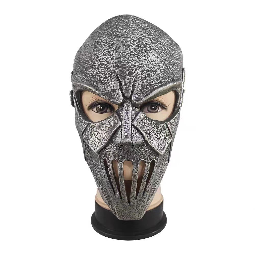 Slipknot Style Clown Latex Mask for Adults, product photo 2 on a white background