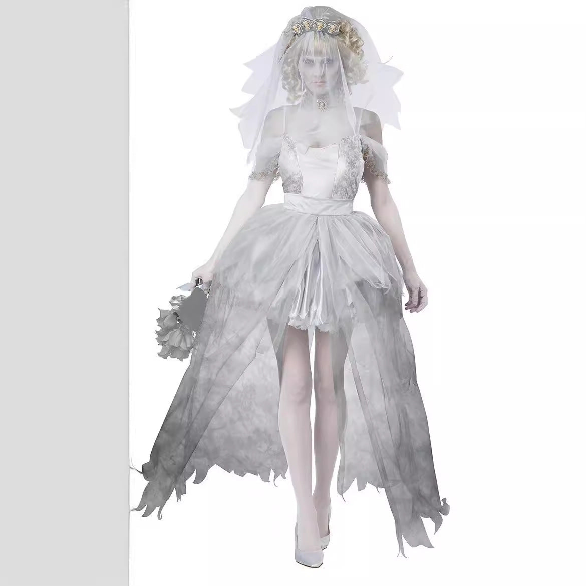Ghost Bride Costume for Women, costume photo 2