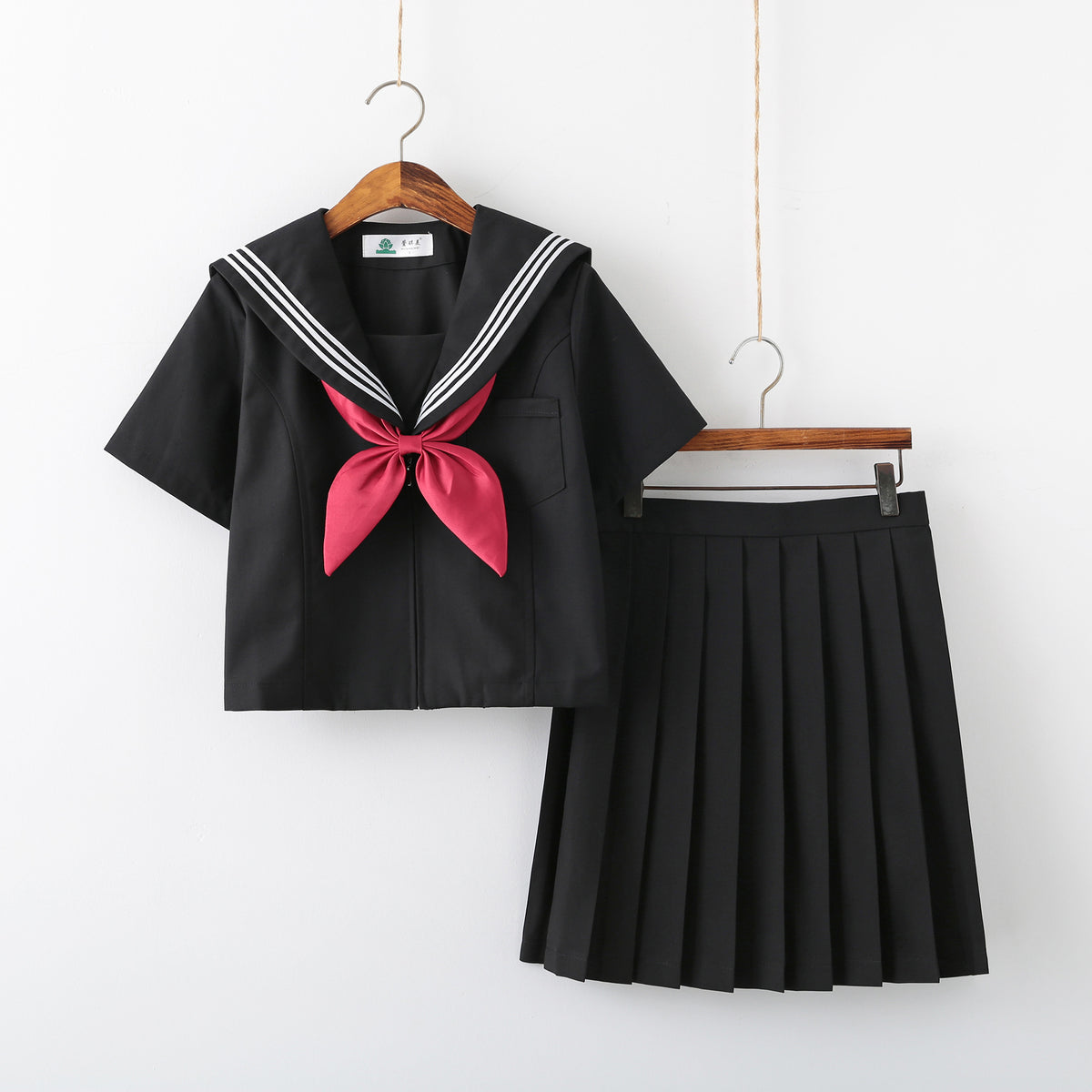 Black JK Sailor School Uniform Costume Women Anime Halloween Cosplay Set S-3XL