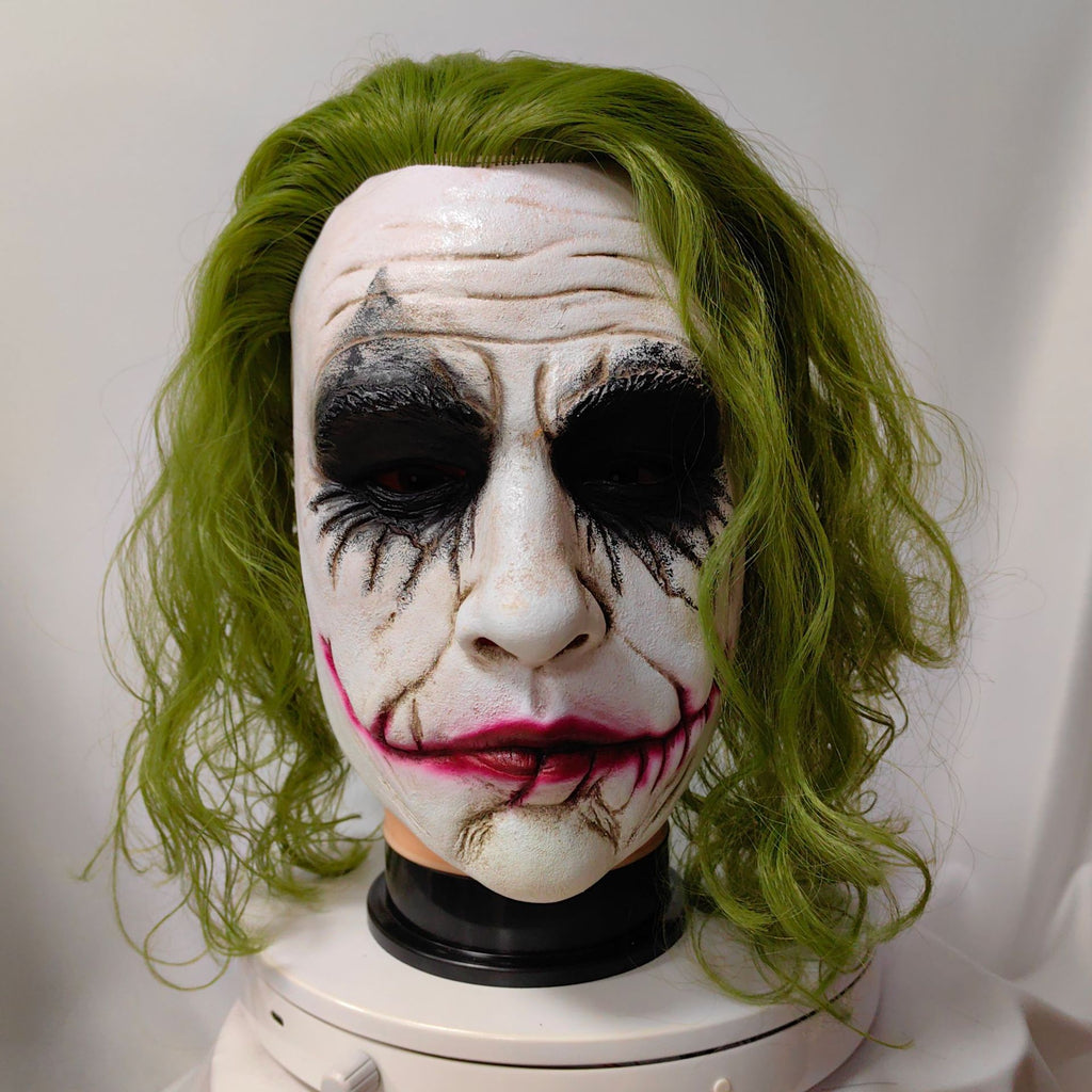 Villain Clown Latex Mask for Adults, costume photo 4