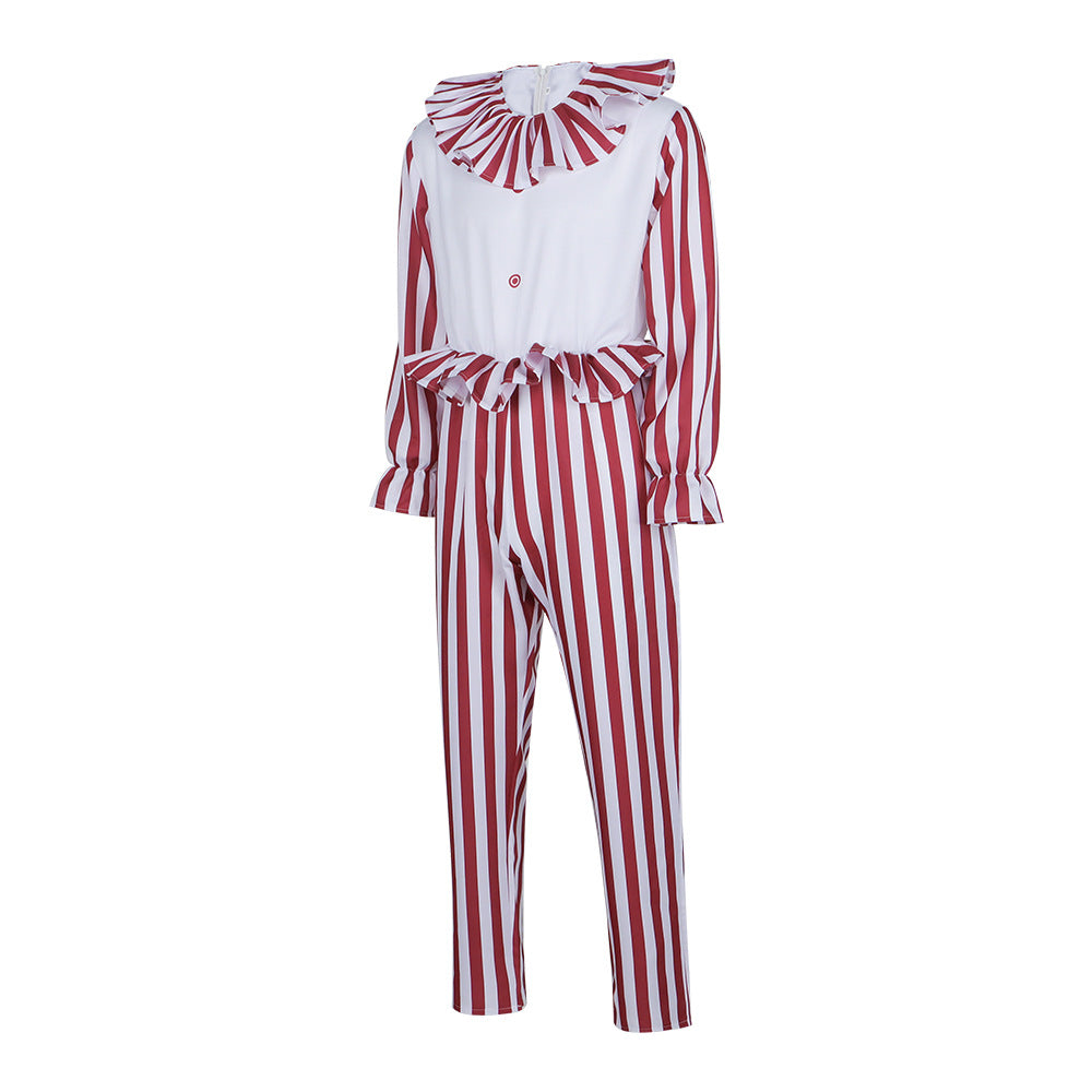 Cornfield Clown Costume for Adults, product photo 5 on a white background