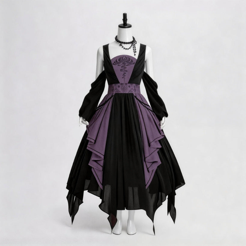 Gothic Vampire Witch Costume for Women, costume photo