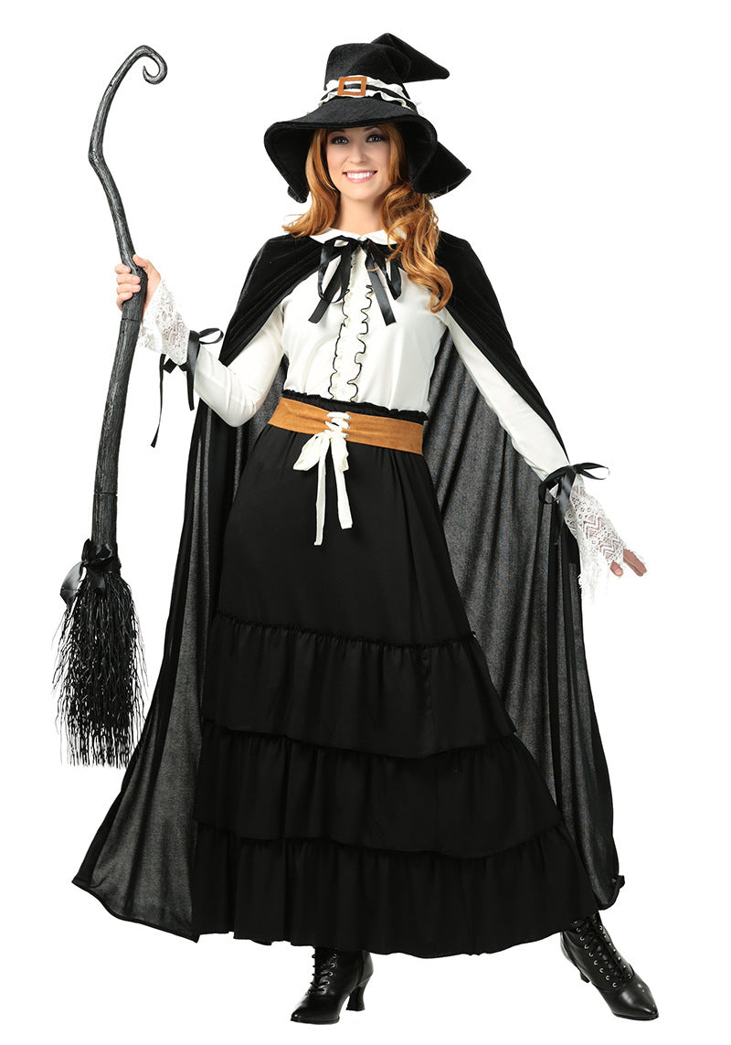 Witch Costume for Women, front view on a white background