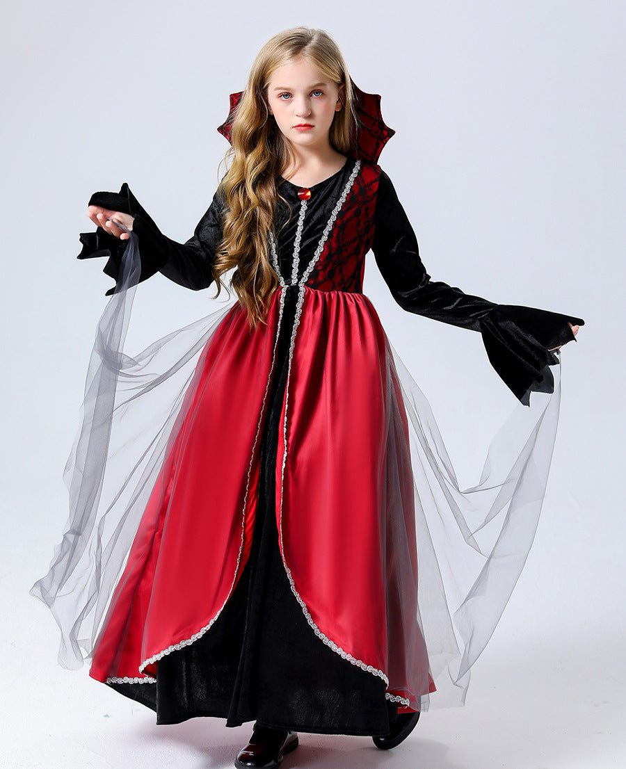 Vampire Witch Costume for Girls, costume photo 6