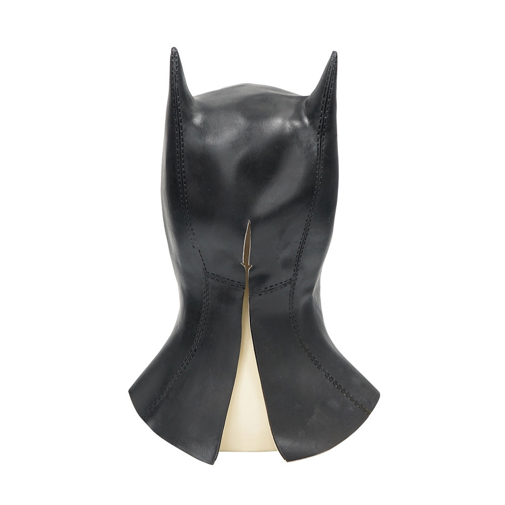 Villain Clown and Masked Hero Latex Mask for Adults, product photo 4 on a white background