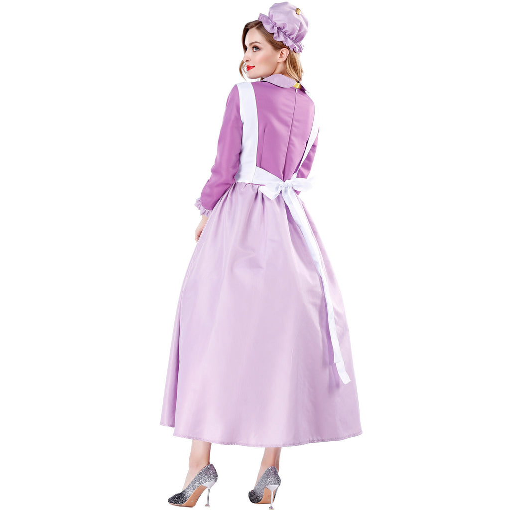 Teapot Maid Costume Women Halloween Cosplay Dress Stage Outfit