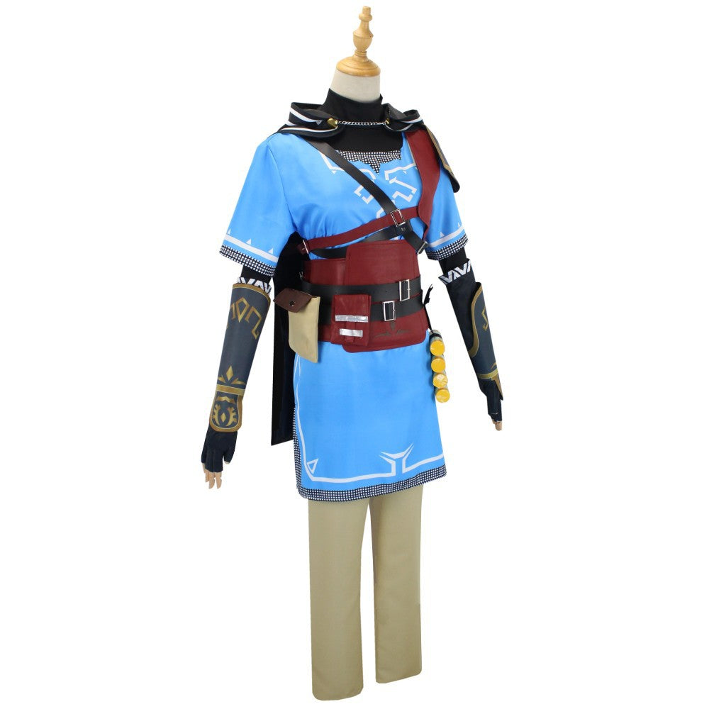 Fantasy Hero Adventurer Costume for Kids and Adults, product photo 3 on a white background