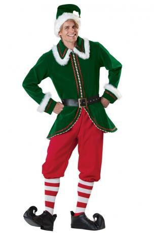 Christmas Clown Costume for Couples, product photo 5 on a white background