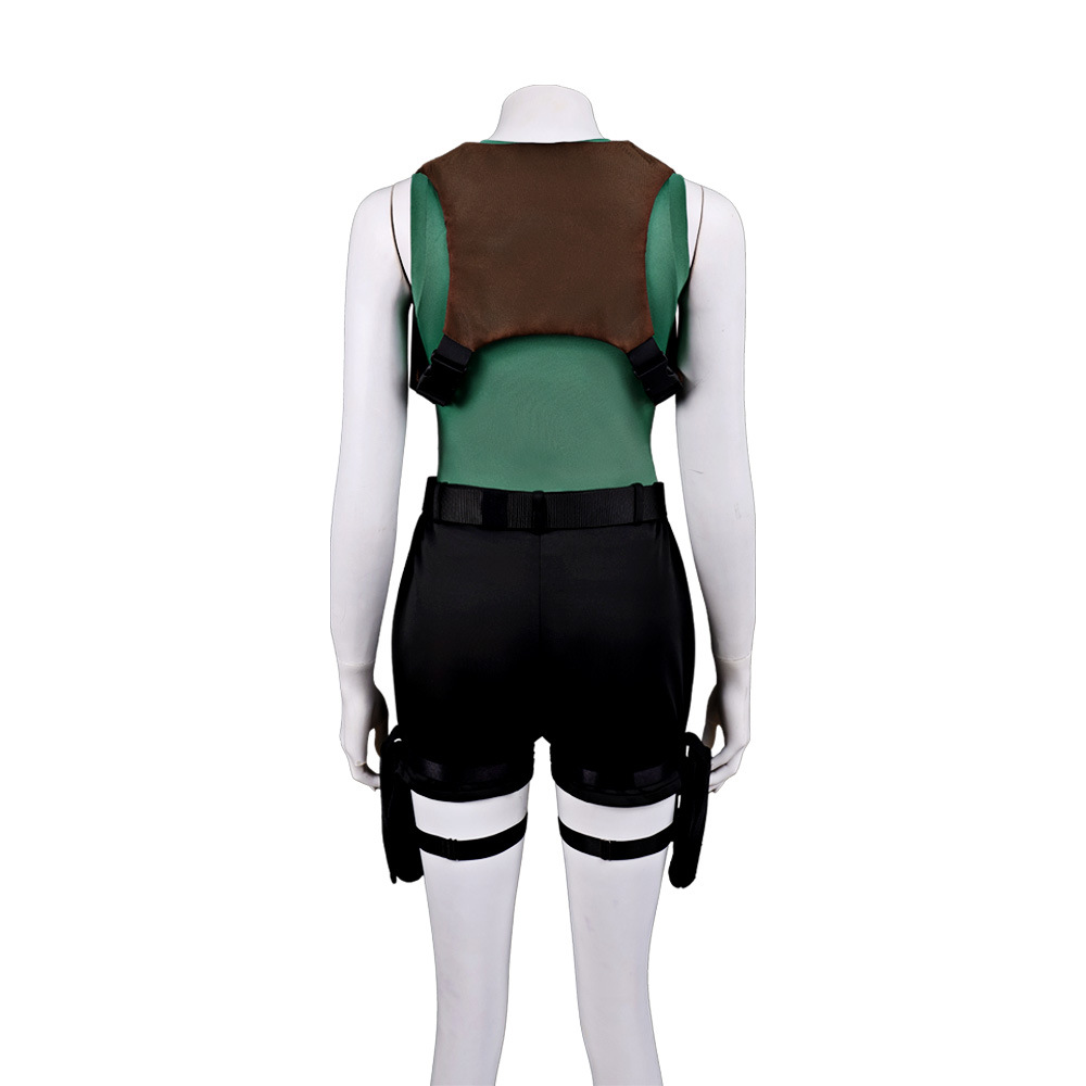 Lara Croft Cosplay Costume Women Bodysuit Game Replica Adult Halloween Outfit – photo 5